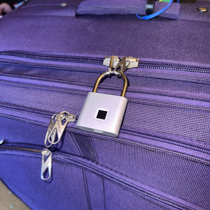 מנעול חכם טביעת אצבע - כסוף