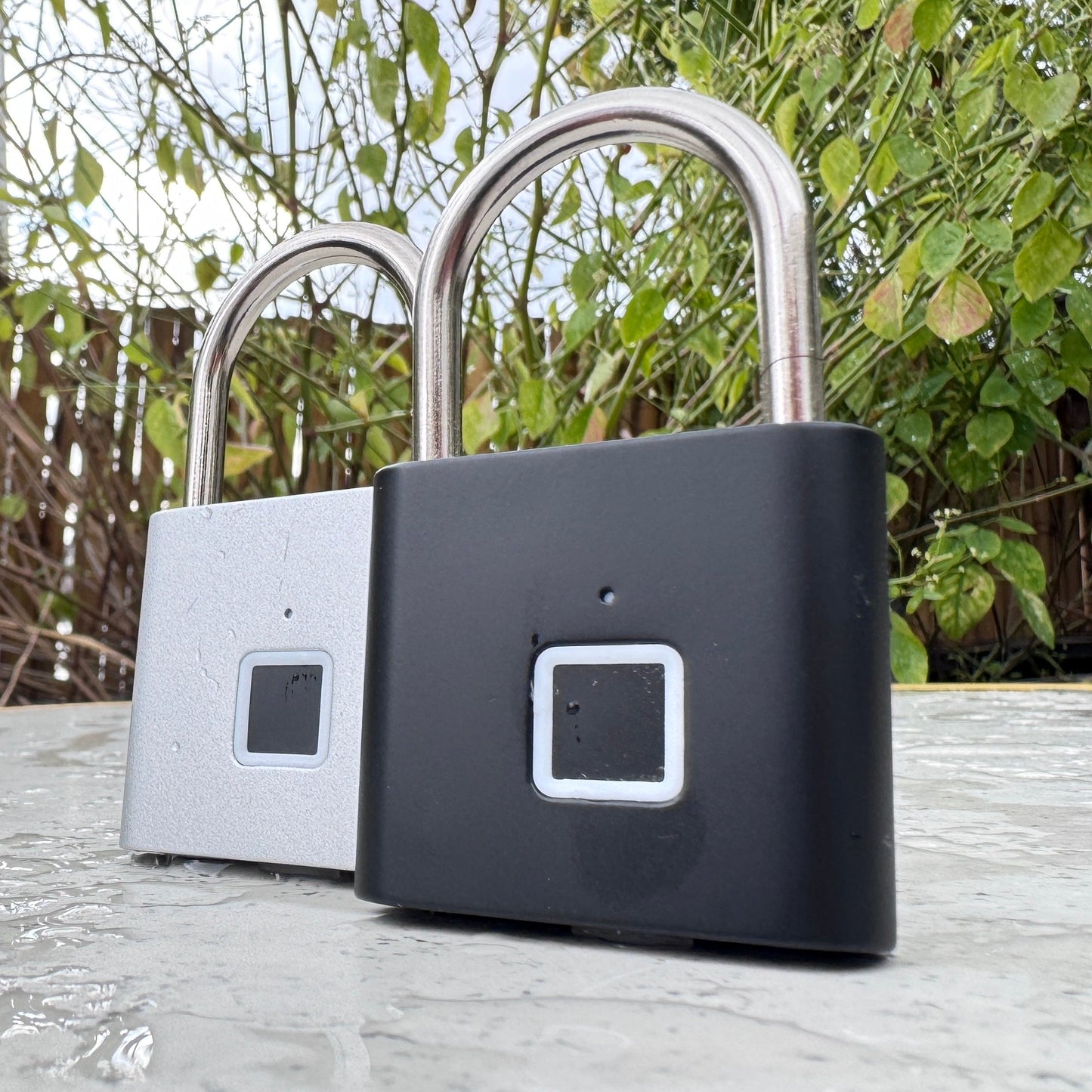 מנעול חכם טביעת אצבע - שחור